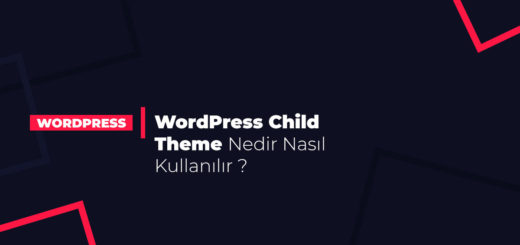 WordPress Child Theme Nedir Nasıl Kullanılır?